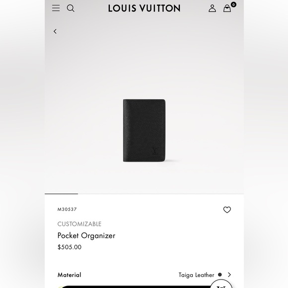 Louis Vuitton Authentic Black Card Holder - Picture 1 of 7